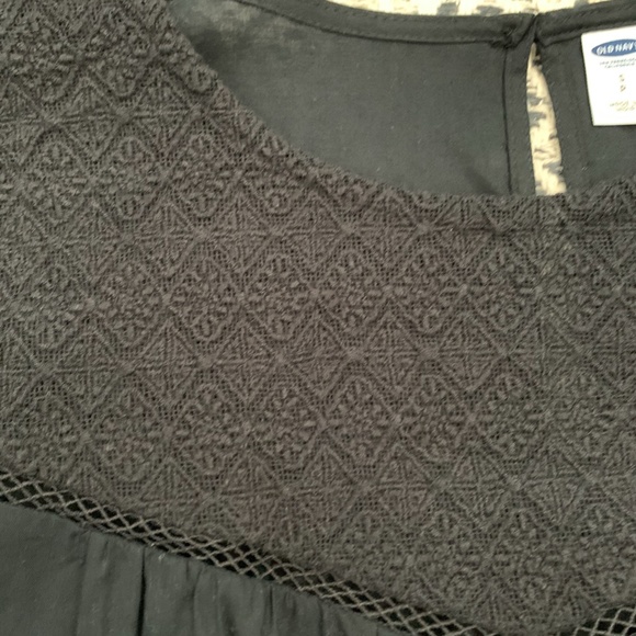 Long sleeve black blouse - Picture 3 of 3